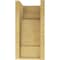 Ekena Millwork 7"W x 7"D x 14"H Wide New Brighton Rough Cedar Woodgrain TimberThane Corbel, Primed Tan CORUR07X07X14NEBRCPR - alternate 5